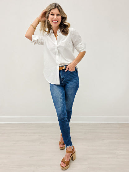 Avery Denim The Relaxed Skinny - Deep Indigo