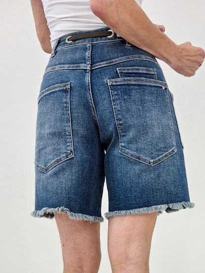 Mica Denim Utility Denim Shorts