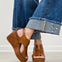 Pierre Dumas FLYNN-4 Wedges in NEW TAN