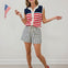 American Flag Inspired Sweater Vest