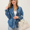 Leaf Embo Relaxed Fit Shirt