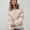 Layered Lace Accent Long Sleeve Top