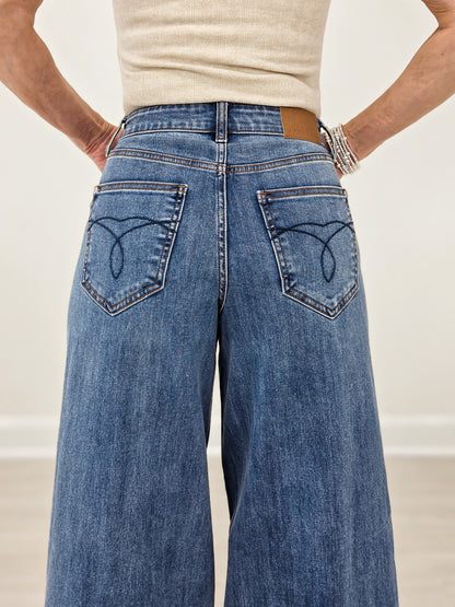 Judy Blue LAYTON High-Rise Palazzo Jeans