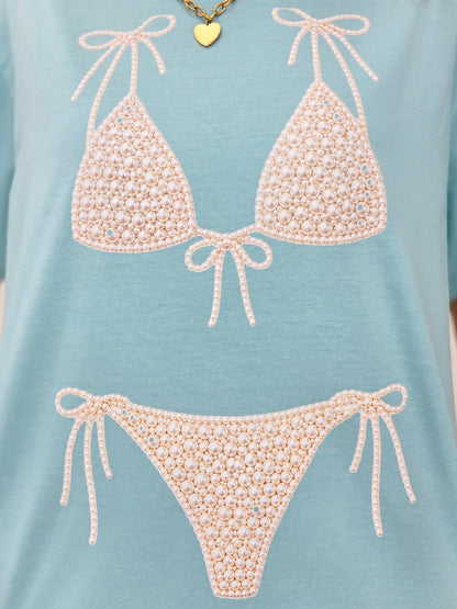 Pearl Bikini Graphic Tee ELB Custom