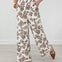 Floral Print Wide Leg Pants
