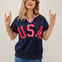 USA Short Sleeve French Terry Top