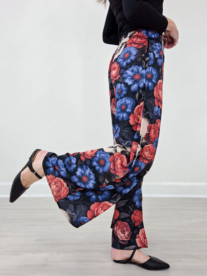 Day Of The Dead Skull Print Pants