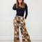 Cat Portrait Wide Leg Pants