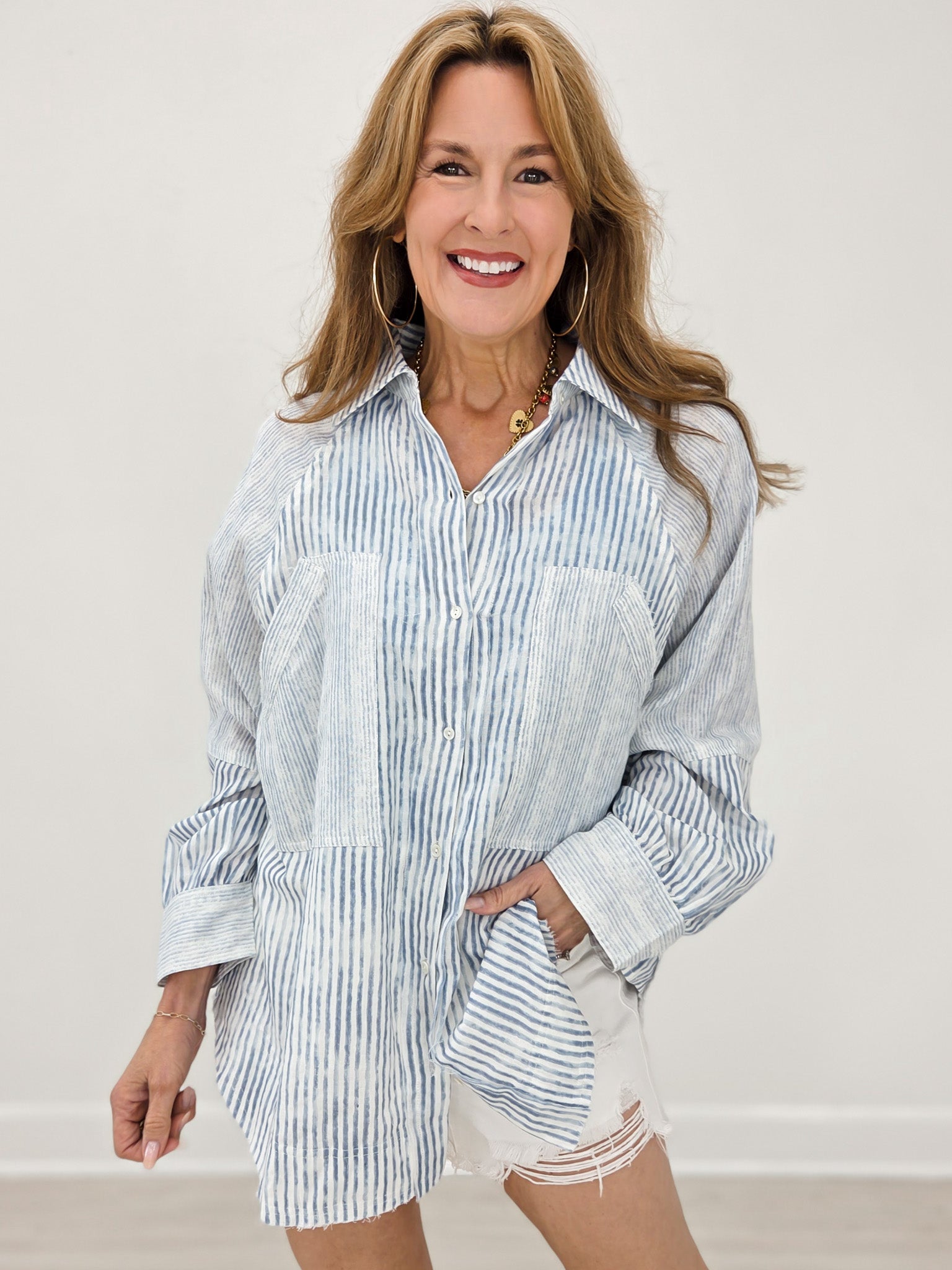 Raglan Long Sleeve Relaxed fit Shirt