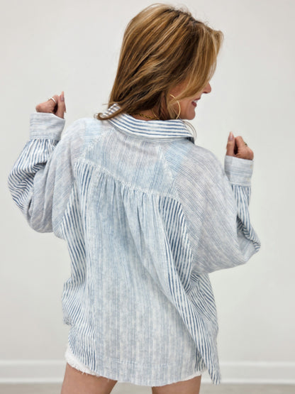 Raglan Long Sleeve Relaxed fit Shirt