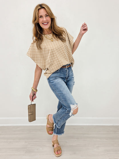 Comfort Stretch  High Rise Straight Jean