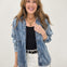 Washed Chambray Button Down Long Sleeve Shirt