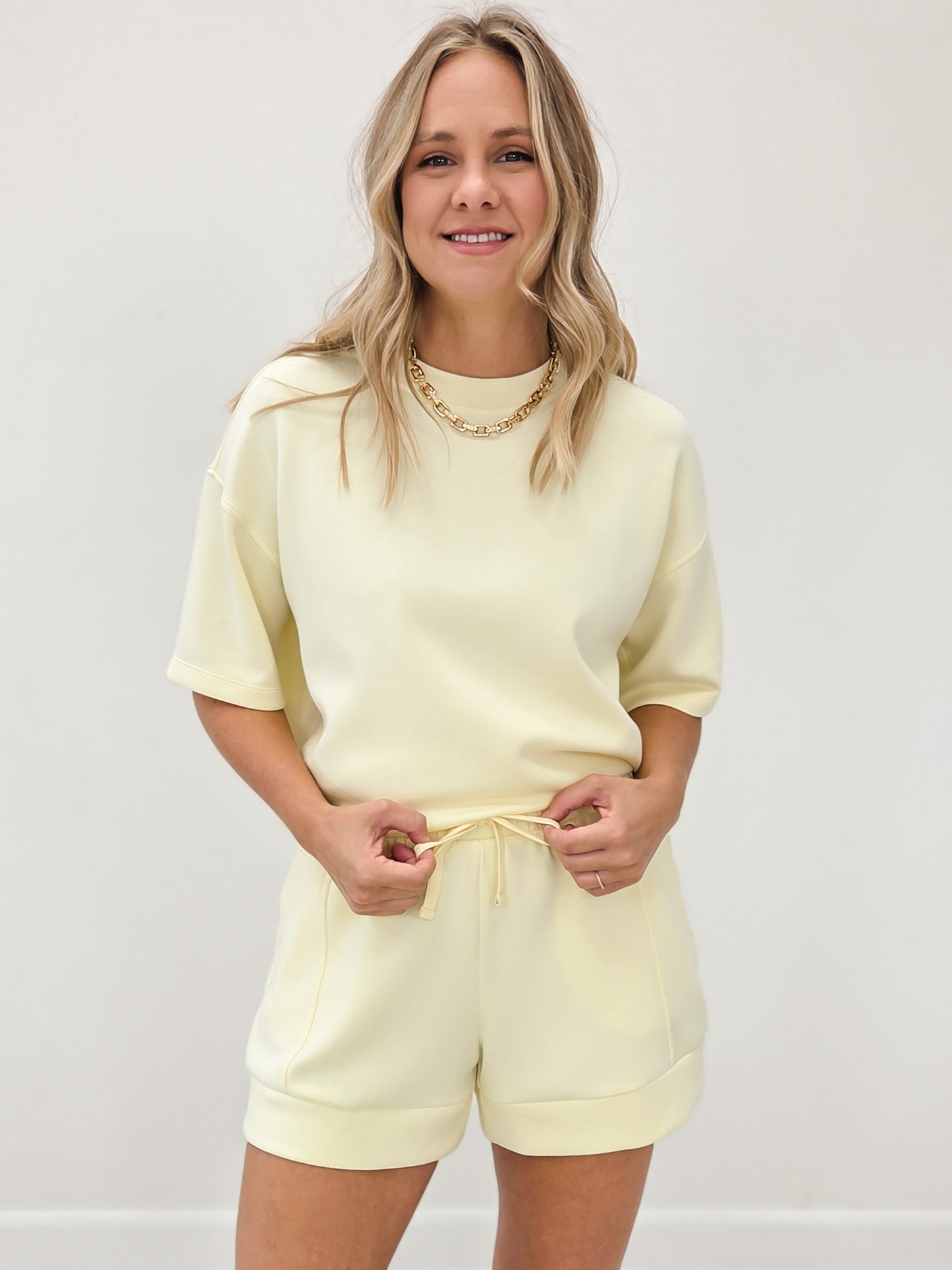 Modal Casual Short and Top Set - Lemonilla