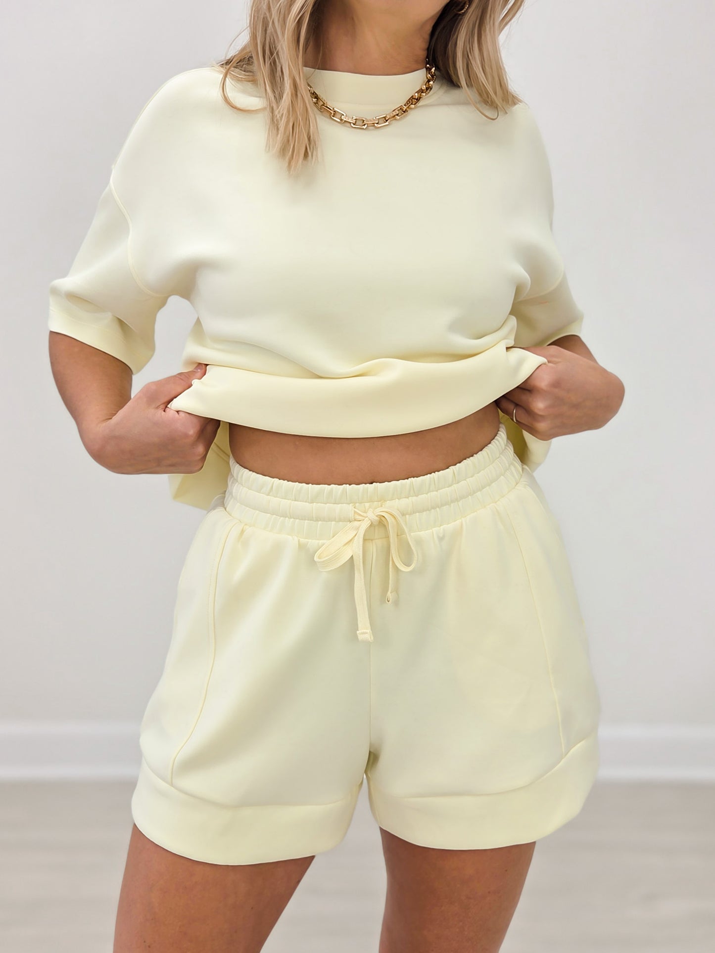 Modal Casual Short and Top Set - Lemonilla