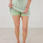 Modal Poly Span Skort-Pistachio Cream