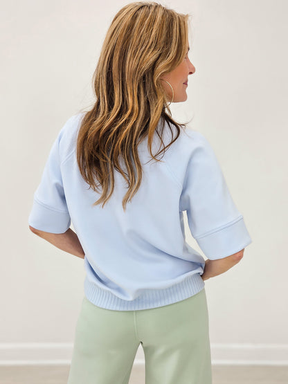 Modal Luxe Short Sleeve Top - Frost