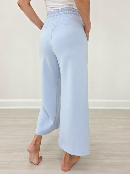 Modal Cropped Wide Leg Pant - Frost