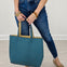 Reversible Never Full Everyday Tote Bag - Blue/Yellow