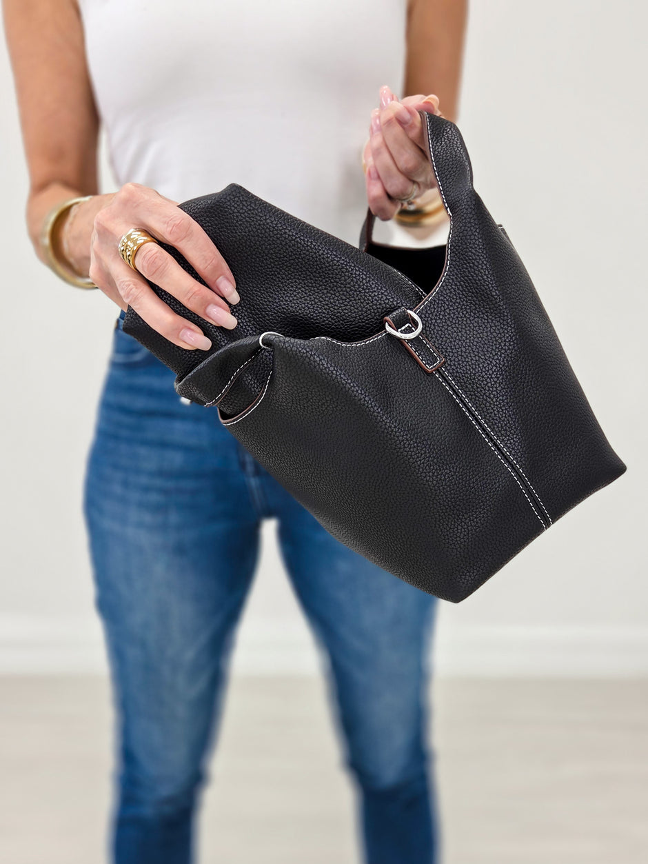 The Easley Handbag-Black