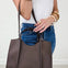 The Parker Medium Leather Tote- Coffee