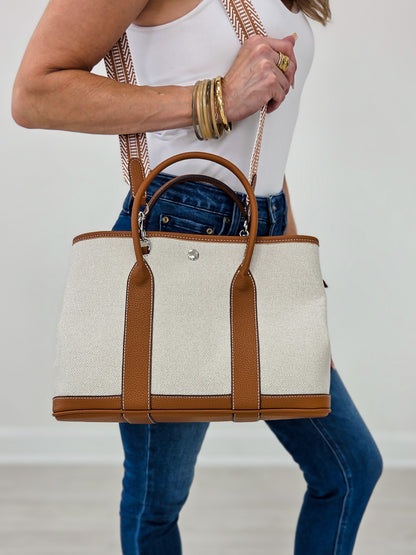 The Harbor Luxe Tote- Brown