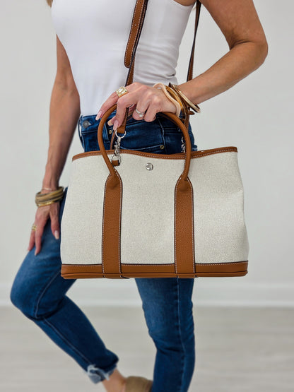 The Harbor Luxe Tote- Brown