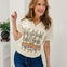 Fish Around And Find Trout V-neck Graphic Tee