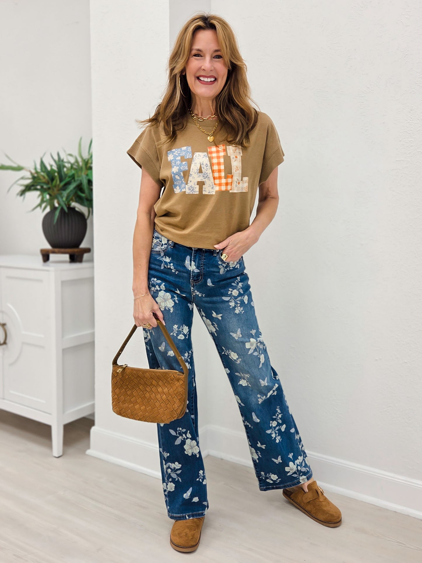 Patchwork Fall Graphic Tee