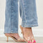 Nude Patent Leather Slide Heel Mules
