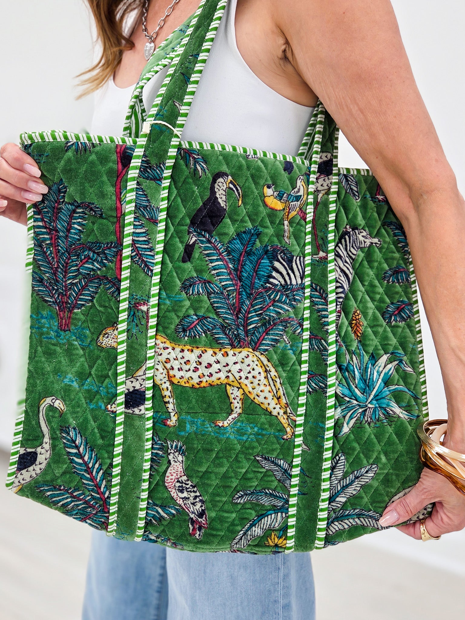 Quilted Large Everyday Tote Bag - Group B