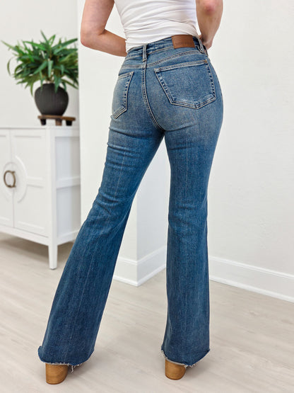 Judy Blue Mid-Rise Vintage Front Pocket Boot