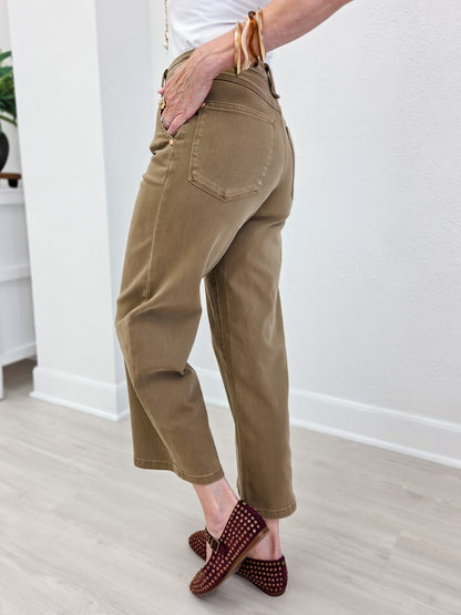 Judy Blue High Rise Ankle Vintage Front