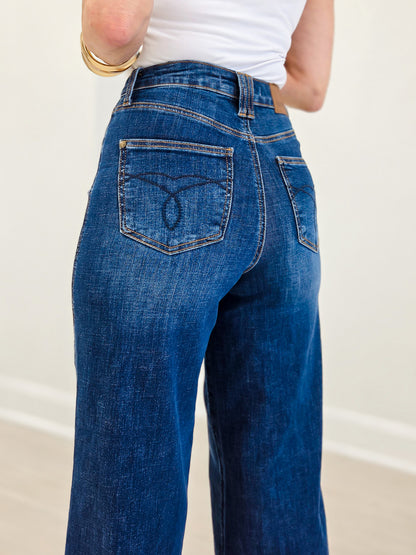 Judy Blue HW Tummy Control Ankle Wide "Claudia"