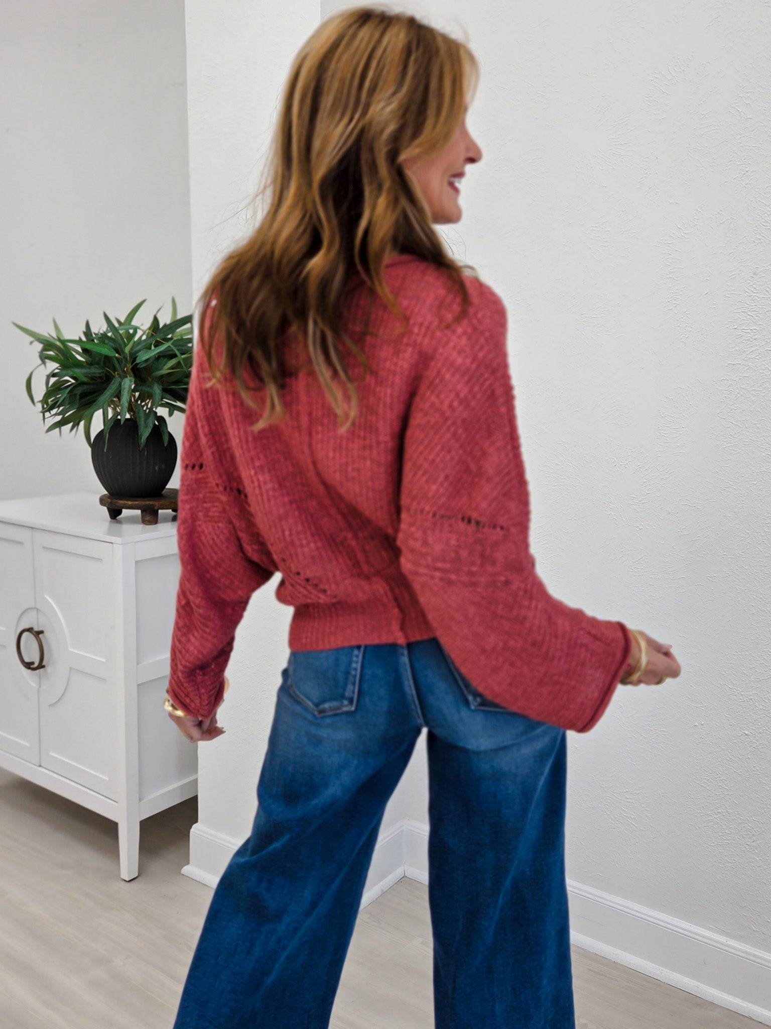 Relaxed Fit Pullover Sweater