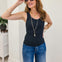 Reversible Forest Night Lace Textured Tank Top