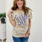 Game Day On Camo Graphic Tee