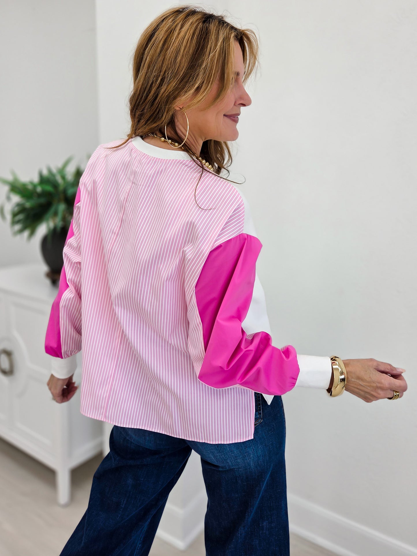 Layered Effect Pullover Top