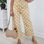 Classic Polka Rhythm Flow Leg Pants