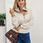 Luxe Half Zip Pull Over Sweater