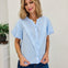 Pintuck Detailed Button Down Shirt