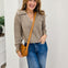 Luxe Relaxed Fit Two Tone Sweater