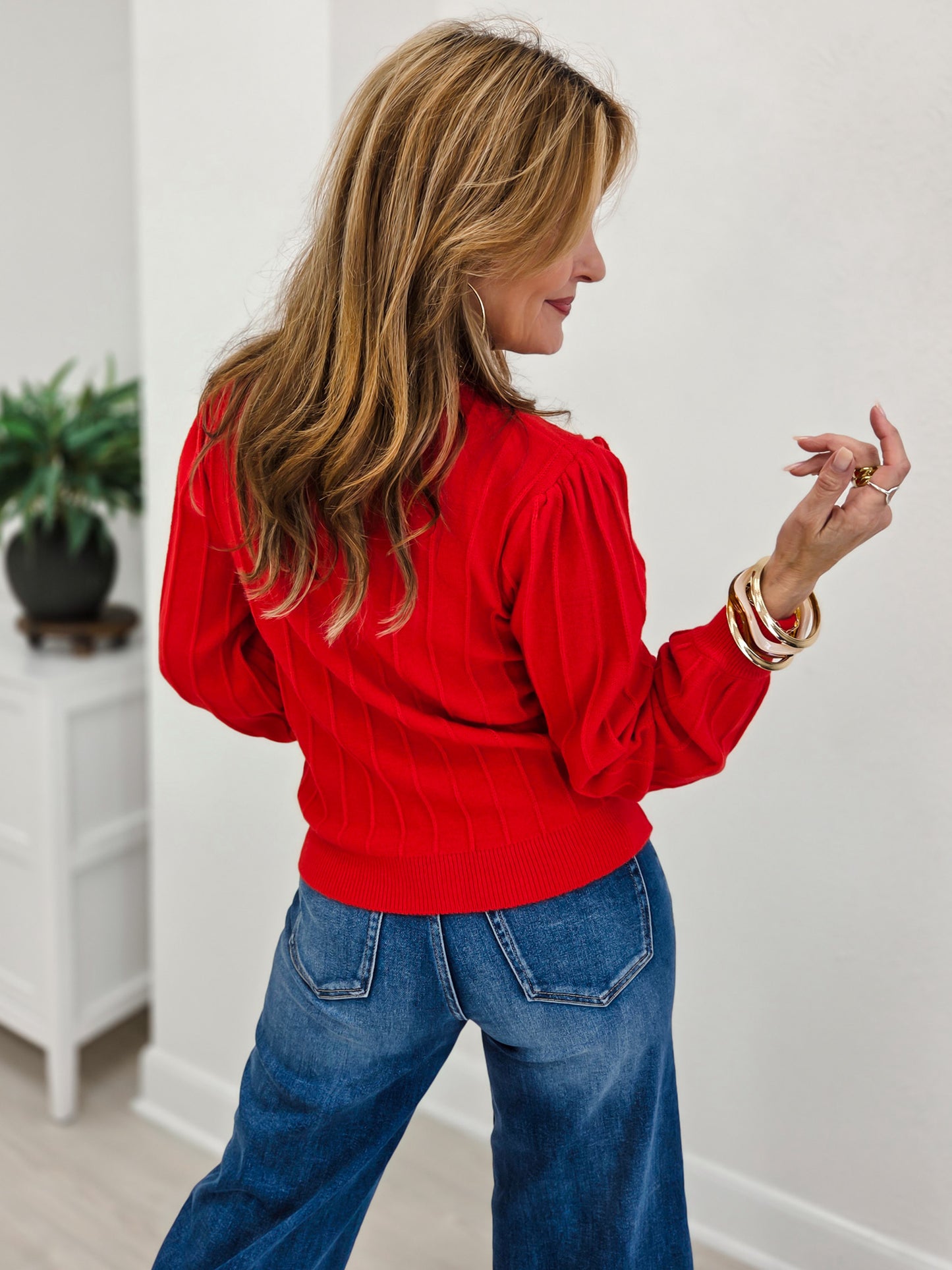 Luxe Modern Crew Neck Cardigan