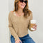 Relaxed Fit Loose Neck Sweater