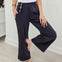 Luxe Sand Wash Rib Wide-Leg Pants