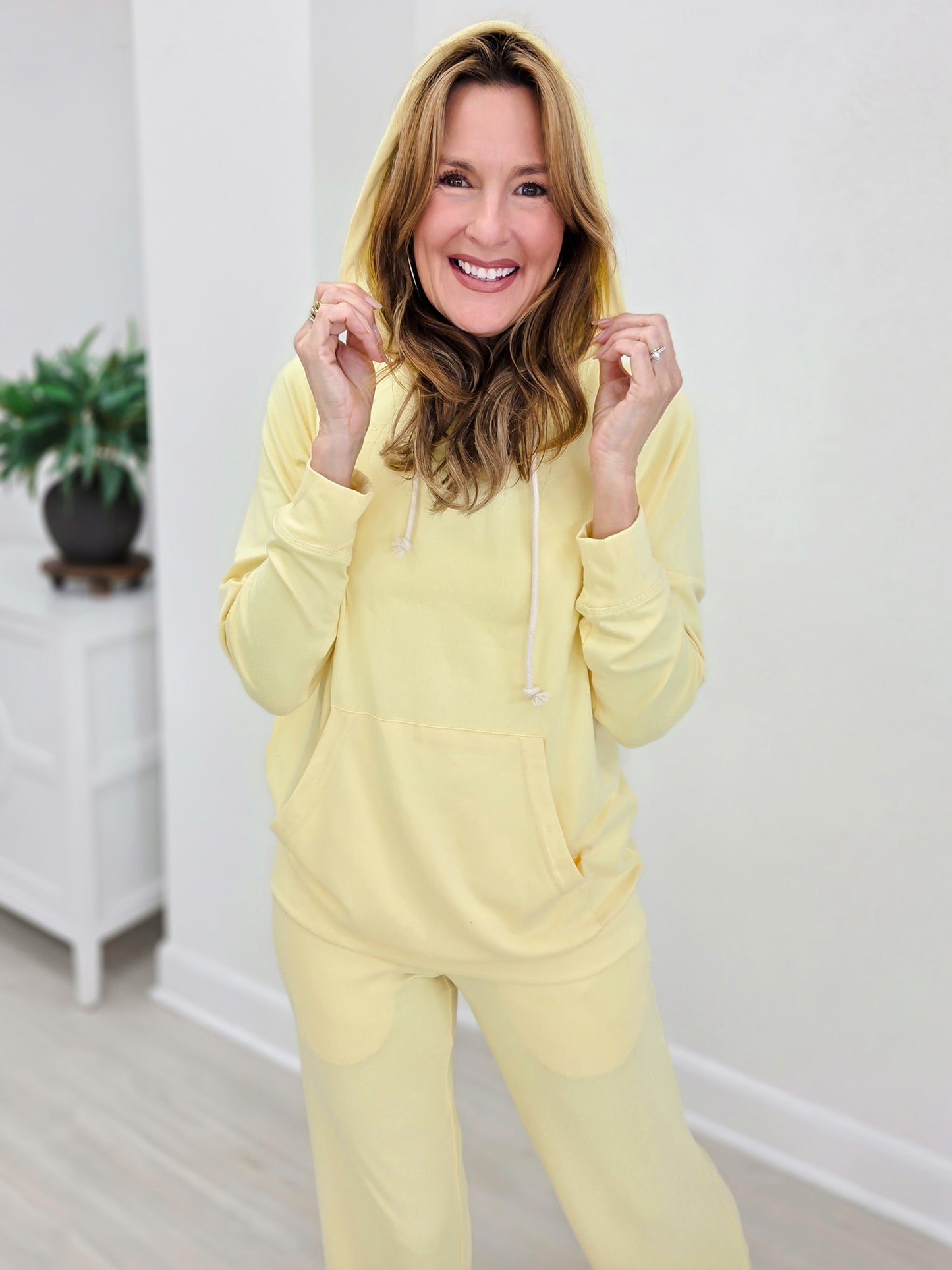 Brushed Hacci Lounge Hoodie
