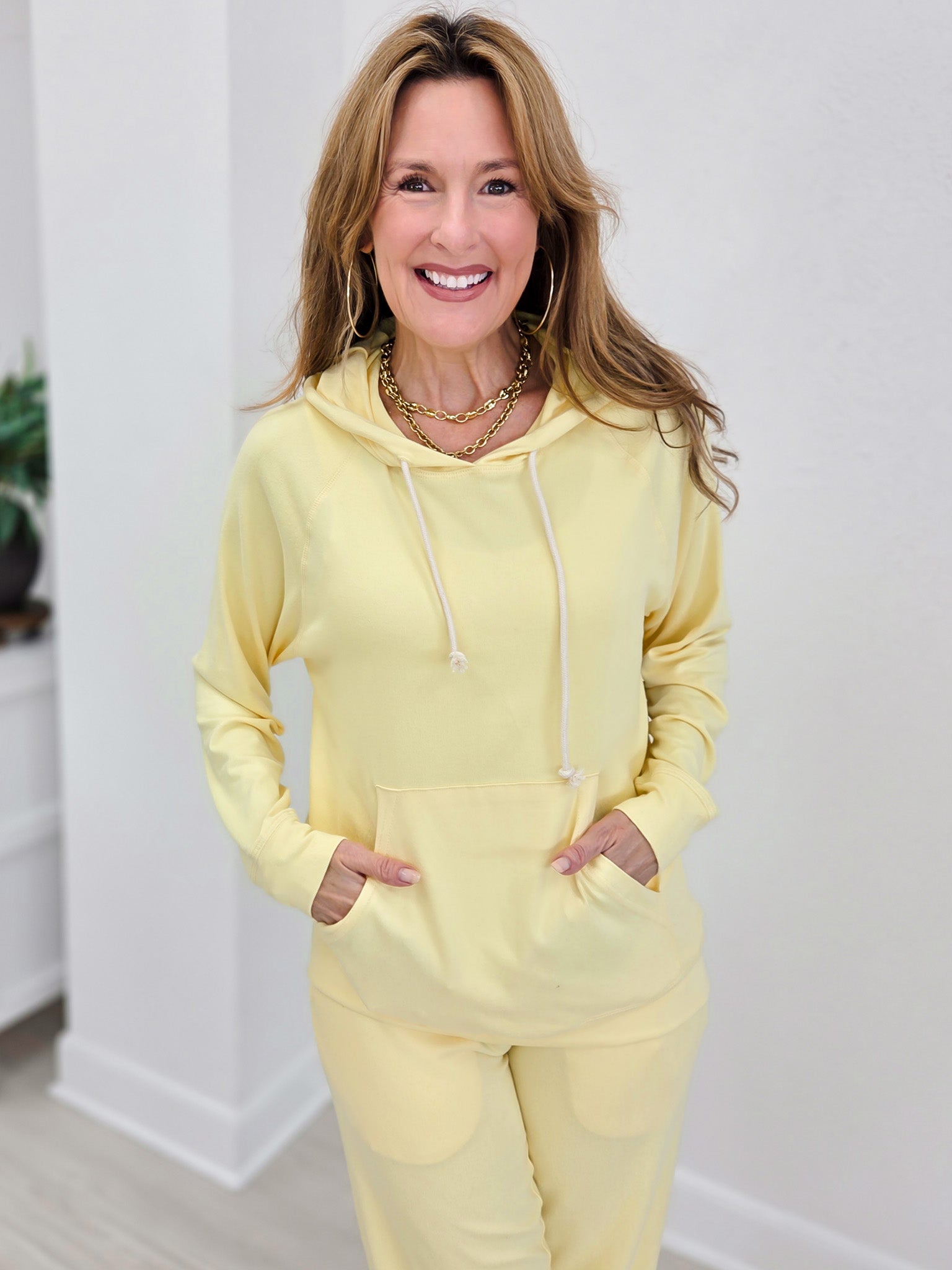 Brushed Hacci Lounge Hoodie