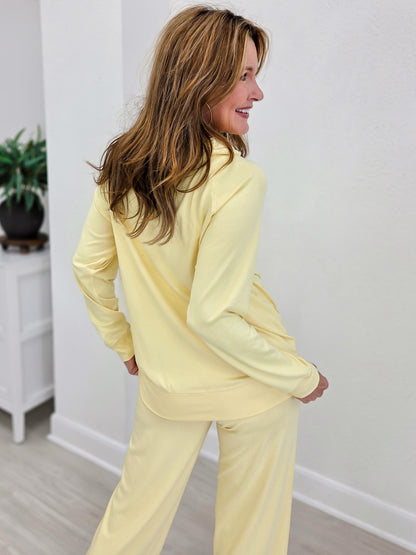 Brushed Hacci Lounge Hoodie