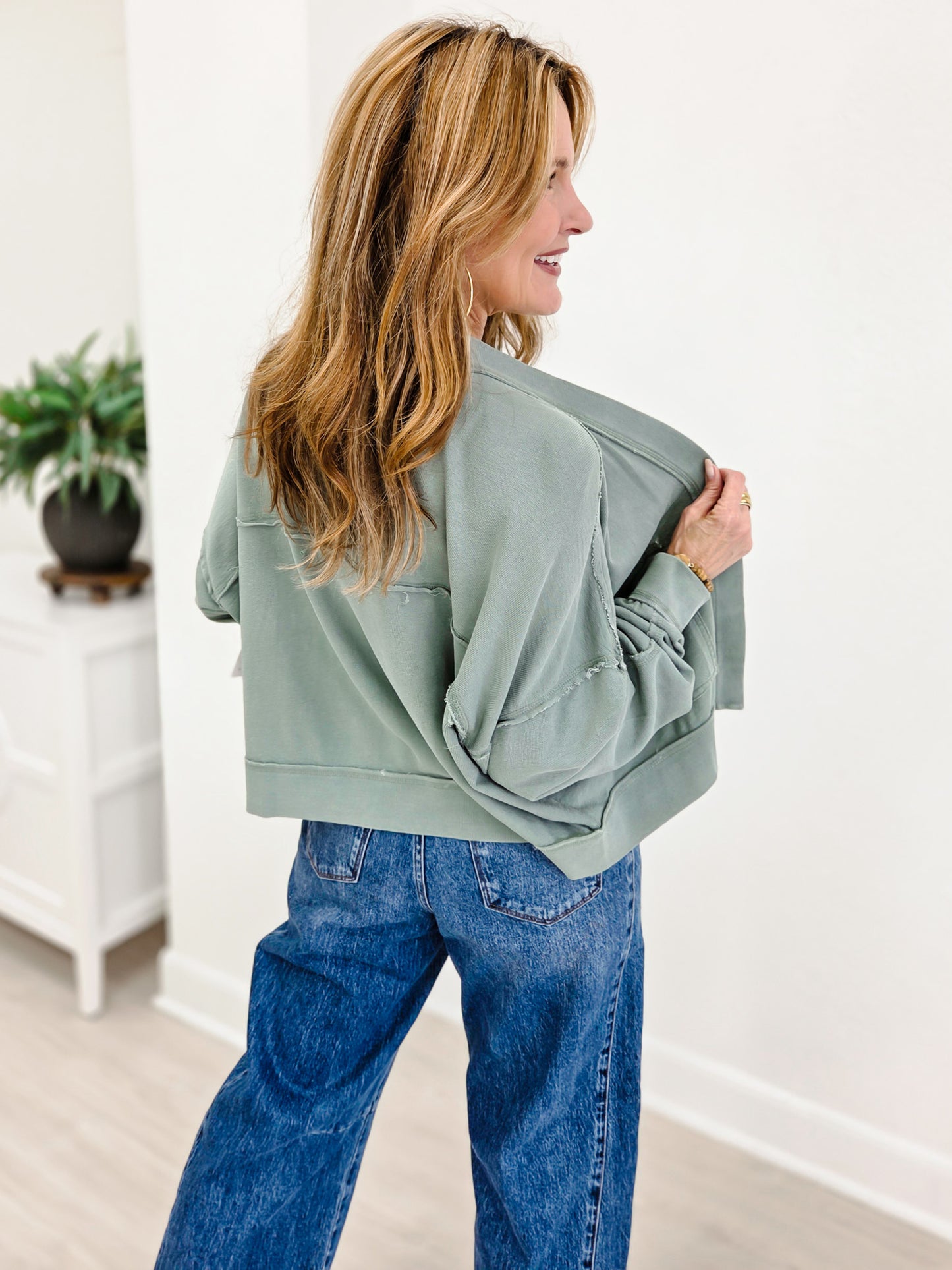 Solstice Mineral Wash Cardigan
