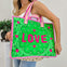Love Bandana Quilted Tote Bag