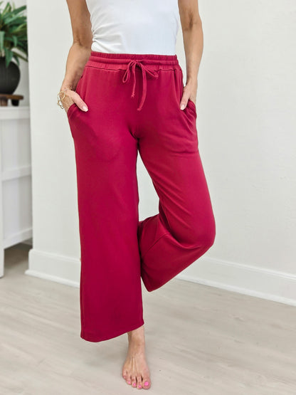 Brushed Wide Leg Lounge Pants